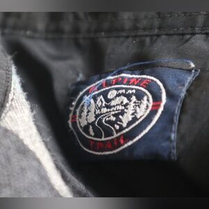 M - Very Rare Vintage Alpine Trail plaid button down